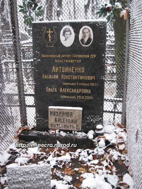 могила В.К. Литвиненко, фото Двамала, 2010 г.